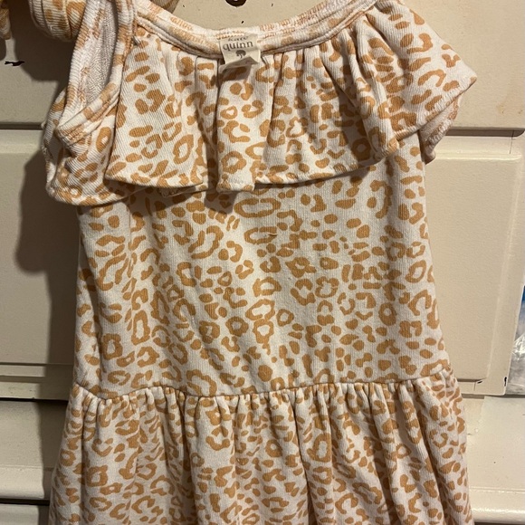 Kate Quinn 4t Cheetah Print Dress and Matching L Bow - Picture 2 of 4